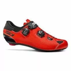 Sidi Genius 10 Negro/Rojo Fluo