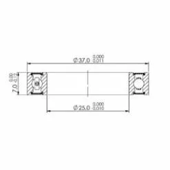 Gurpil Rodamiento CB-056 609 2RS 9x24x7 -Bicicleta Ventas rodamiento cb 056 609 2rs 9x24x7 3